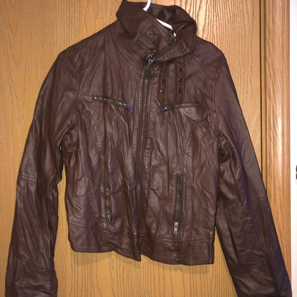 Leather jacket